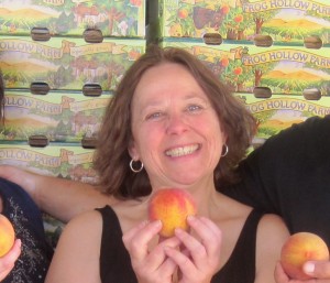 My favorite peach, A Frog Hollow Farm Cal Red.