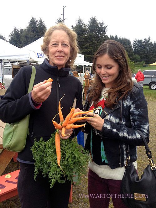 These carrots couldn't be any fresher.