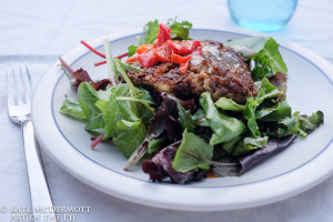 Lentil burgers...round like pie!